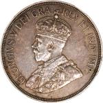 CYPRUS. 45 Piastres, 1928. London Mint. George V. NGC AU-53.