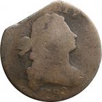 1798 Draped Bust Cent. S-169. Rarity-3. Style II Hair--Straight Clip--AG-3.
