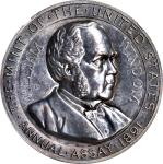 1891 United States Assay Commission Medal. By Charles E. Barber and George T. Morgan. JK AC-34. Rari