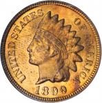1899 Indian Cent. MS-65 RD (NGC).