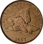 1857 Flying Eagle Cent. Unc Details--Cleaned (NGC).