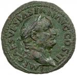 Ancients - Greek & Roman. ROMAN EMPIRE: Vespasian, 69-79 AD, AE as (10.11g), Rome, 71 AD, RIC-287, l