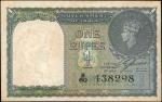 INDIA. Government of India. 1 Rupee, 1940. P-25a. Very Fine.
