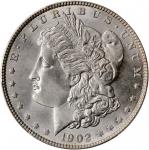 1902 Morgan Silver Dollar. MS-67 (PCGS).