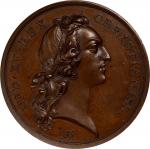 1744 (1860-1879) French Geodesic Mission Medal. Betts-Unlisted. Bronze. Mint State.