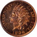 1906 Indian Cent. Proof-64 RB (PCGS).