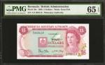 BERMUDA. Bermuda Monetary Authority. 5 Dollars, 1986. P-29c. PMG Gem Uncirculated 65 EPQ.