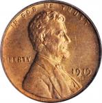 1919-S Lincoln Cent. MS-64 RD (PCGS). CAC. OGH.