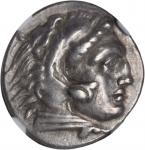 MACEDON. Kingdom of Macedon. Alexander III (the Great), 336-323 B.C. AR Drachm (4.23 gms), Uncertain