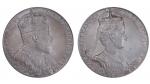 1902年英国爱德华七世登基纪念银章 NGC MS64