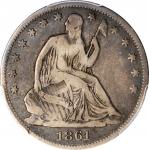 1861-O Liberty Seated Half Dollar. Confederate States Issue. WB-102, FS-401. Fine-12 (PCGS).