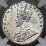 INDIA British-India イギリス領インド Rupee 1919(B) NGC-Mint Error MS63“Minor Clip@12:00“ UNC