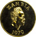 ZAMBIA. 250 Kwacha, 1979. PCGS MS-63 Gold Shield.