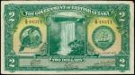 BRITISH GUIANA. Government of British Guiana. 2 Dollars, 1942. P-13c. PMG Very Fine 30.