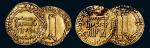 公元750年-1258年阿拔斯王朝发行，史称“黑衣大食”金币一组两枚