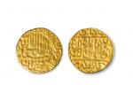 莫卧儿帝国阿克巴金币一枚，直径：24.5mm，重：10.65g，面值1莫赫。公元1556-1605年。莫卧儿帝国是蒙古人和突厥人后裔在印度建立的国家。阿克巴是莫卧儿帝国第三代皇帝，他统治时期，莫卧儿帝