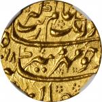 INDIA. Mughal Empire. Mohur, AH 1078 Year 11 (1667). Aurangabad Mint. Muhayyi-Ud-Din Muhammad Aurang
