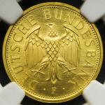 GERMANY Federal Rep ドイツ连邦 Mark in Gold 2001F オリジナルケース付き with original case NGC-AU50/PF69 Cameo Proof