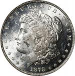 1878 Morgan Silver Dollar. 8 Tailfeathers. MS-61 (PCGS).