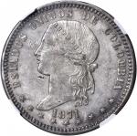 COLOMBIA. Peso, 1871. Bogota Mint. NGC MS-61.