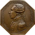 1789 Lafayette Homage of the National Guard Medal. By R. Dumarest. Hennin-103, F-5479. Bronze. About