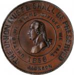 1856 James Buchanan / Eights Presidents Medal Muling. Musante GW-156, Baker-382, DeWitt-JB 1856-6. B