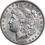 1890-CC Morgan Silver Dollar. AU-55 (PCGS).