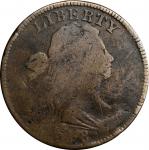 1798 Draped Bust Cent. S-164. Rarity-4. Style I Hair. Good-6, Bent.