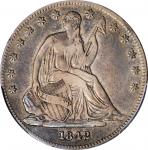 1842-O Liberty Seated Half Dollar. W-2. Rarity-5. Small Date, Small Letters (a.k.a. Reverse of 1839)