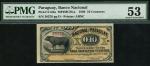 El Banco Nacional del Paraguay, 10 centavos, 31.10.1883, (Pick S142a, MP#MC88.a), in PMG holder 53 A