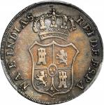 COLOMBIA. 1808 Proclamation 2 Reales of Ferdinand VII. Nueva Granada. Restrepo-M4, Herrera-39. Silve