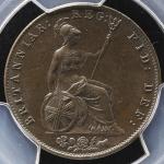 GREAT BRITAIN Victoria ヴィクトリア(1837~1901) 1/2Penny 1841 PCGS-MS64BN UNC+