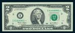 United States of America, $2, consecutive run of 100 notes, 2003, serial numbers I 01646901 - 7000*,