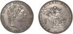 1819年英国乔治三世国王像1克朗银币