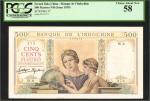 FRENCH INDO-CHINA. Banque de lIndochine. 500 Piastres, ND (1939). P-57. PCGS Currency Choice About N