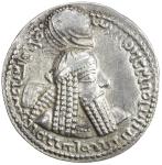 SASANIAN KINGDOM: Ardashir I, 224-241, AR drachm  (4.25g), G-10, kings bust, wearing tight headdress