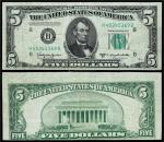 15347，1950年美国钞票5美元
