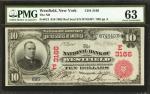 Westfield, New York. $10 1902 Red Seal. Fr. 613. The NB. Charter #3166. PMG Choice Uncirculated 63.