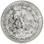 MEXICO: Estados Unidos, AR 2 pesos, 1921, KM-462, Centennial of Independence, bold strike, brilliant