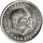 SIERRA LEONE. 10 Cents, 1984. Llantrisant Mint. PCGS SPECIMEN-68 Gold Shield.