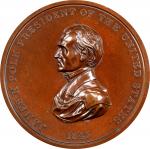 1845 James K. Polk Indian Peace Medal. Bronze. First Size. Second Reverse. Julian IP-24, Prucha-46. 