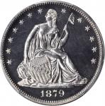 1879 Liberty Seated Half Dollar. Proof-63 (PCGS).