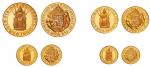 Great Britain. 1989. Gold. Proof. 500th Anniversary of Sovereign Gold Proof Set (4)