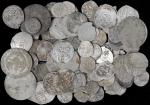 TURKEY トルコ Lot of 13~14th Century Silver Coins 13~14世纪の小型银货各种 返品不可 要下见 Sold as is No returns Mixed c