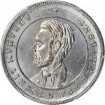 1864 Abraham Lincoln Political Medal. DeWitt-AL 1864-36, Cunningham 3-380W, King-102. White Metal. R