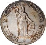 PERU. 8 Reales, 1826-L JM. Lima Mint. PCGS MS-64 Gold Shield.