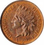 1880 Indian Cent. MS-64 RB (NGC).