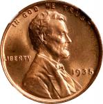 1935 Lincoln Cent. MS-67 RD (NGC).
