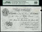 Bank of England, Basil Gage Catterns (1929-1934), 10, Manchester, 26 March 1930, serial number 124/V
