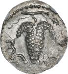 JUDAEA. Bar Kochba Revolt, 132-135 C.E. AR Zuz (3.06 gms), Jerusalem Mint, Undated issue, attributed